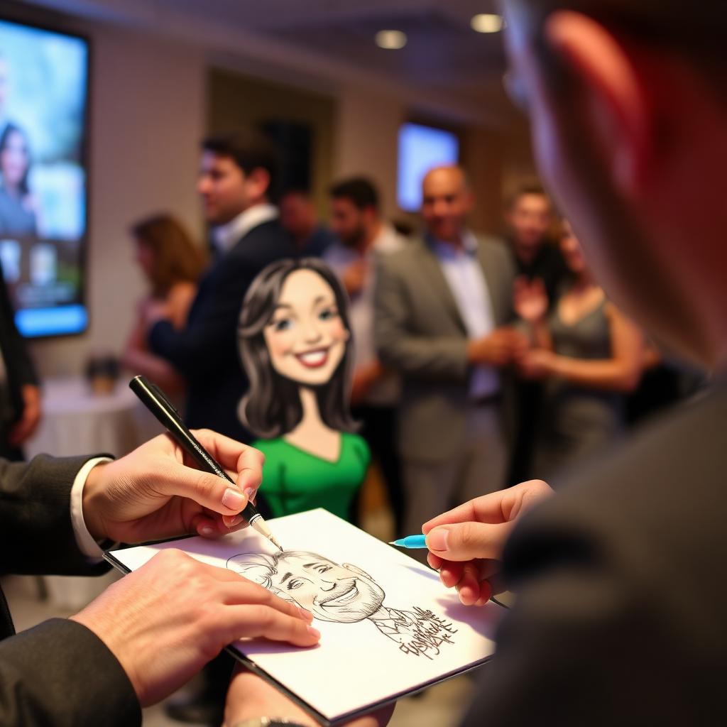 Hire caricature artist for events in Singapore