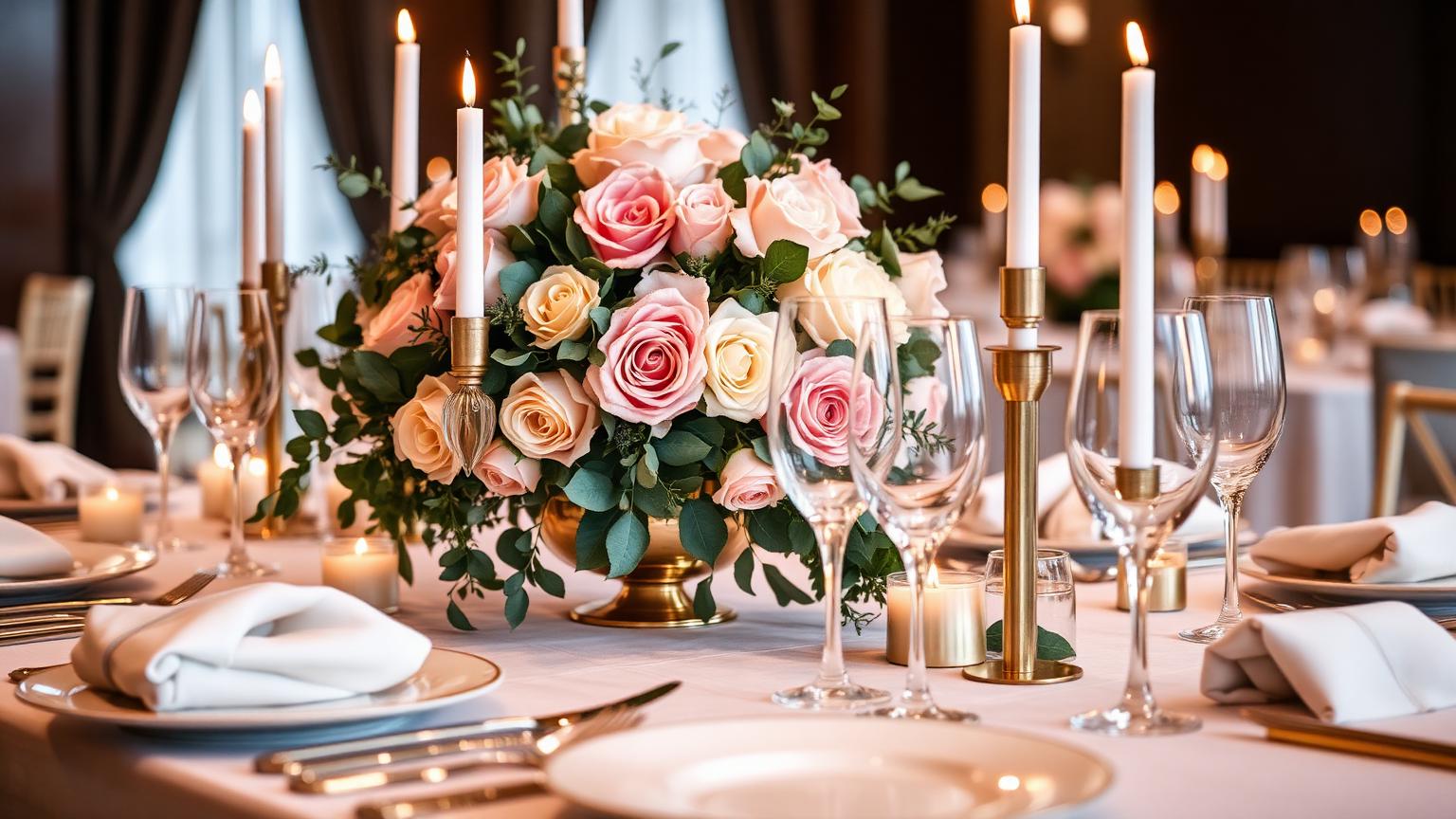 Elegant event decoration and table styling by Luxoria Entertainment Singapore