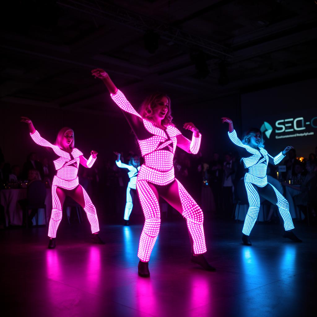 LED Dancers LED performance at event in Singapore - photo 2