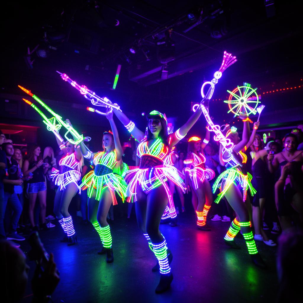 LED Dancers LED performance at event in Singapore - photo 3