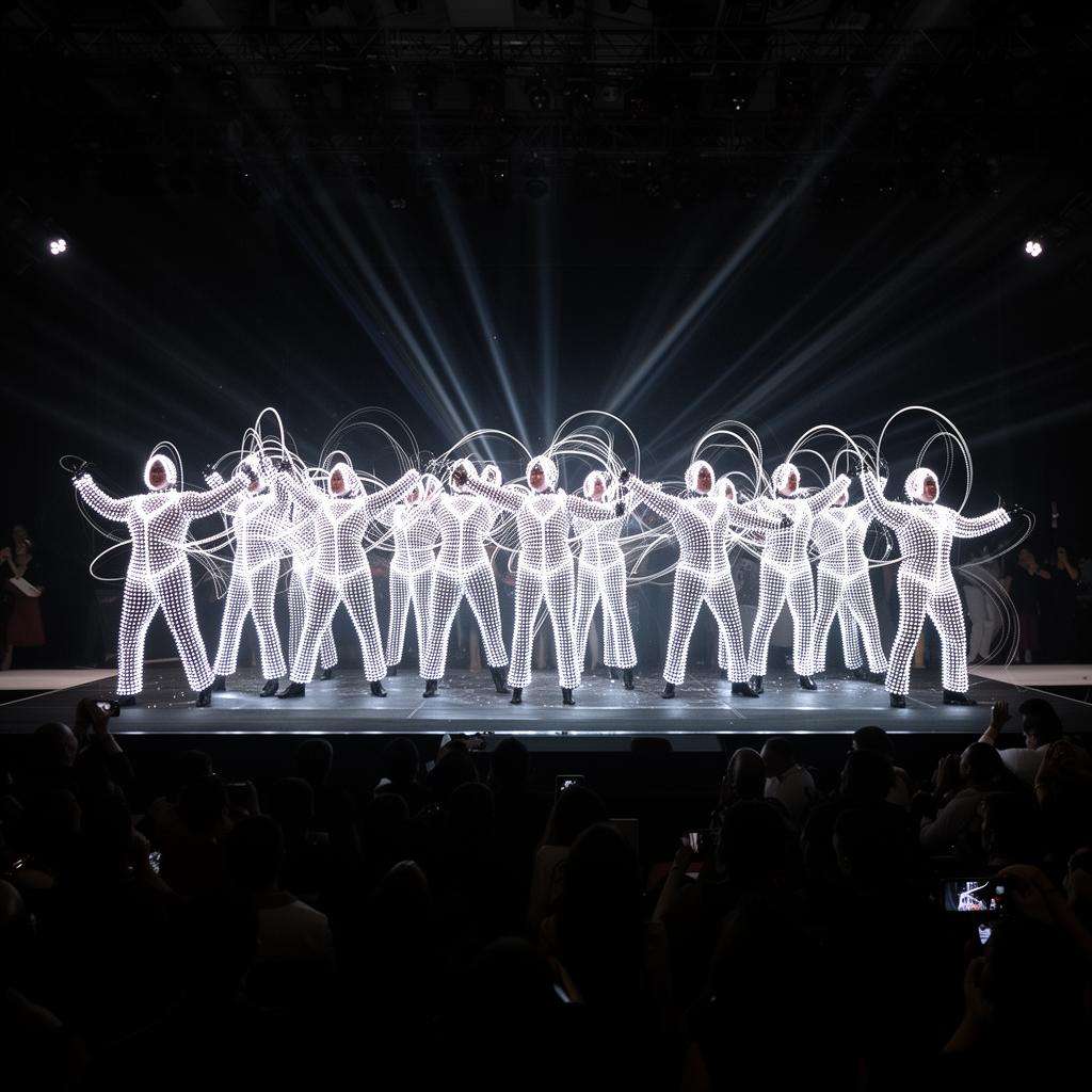 LED Dancers LED performance at event in Singapore - photo 4