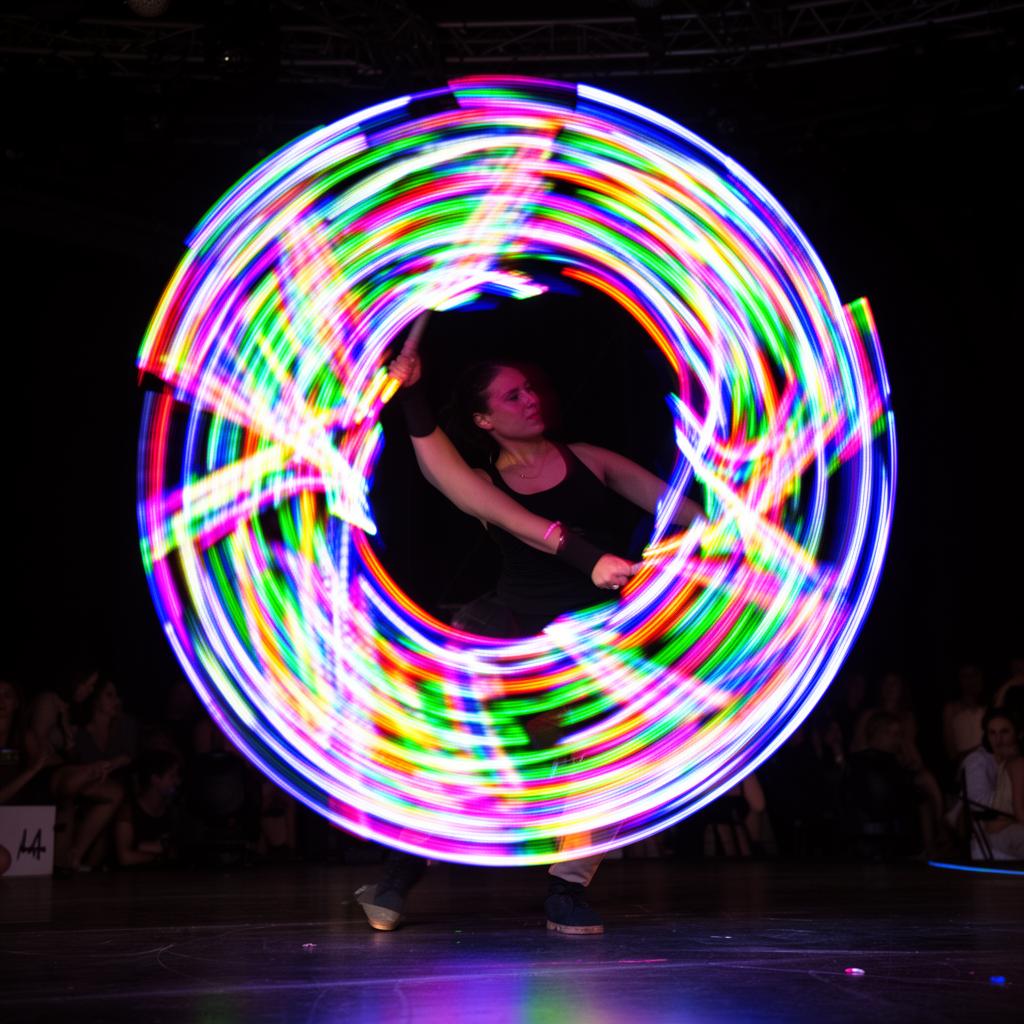 LED Pixel Poi LED performance at event in Singapore - photo 4