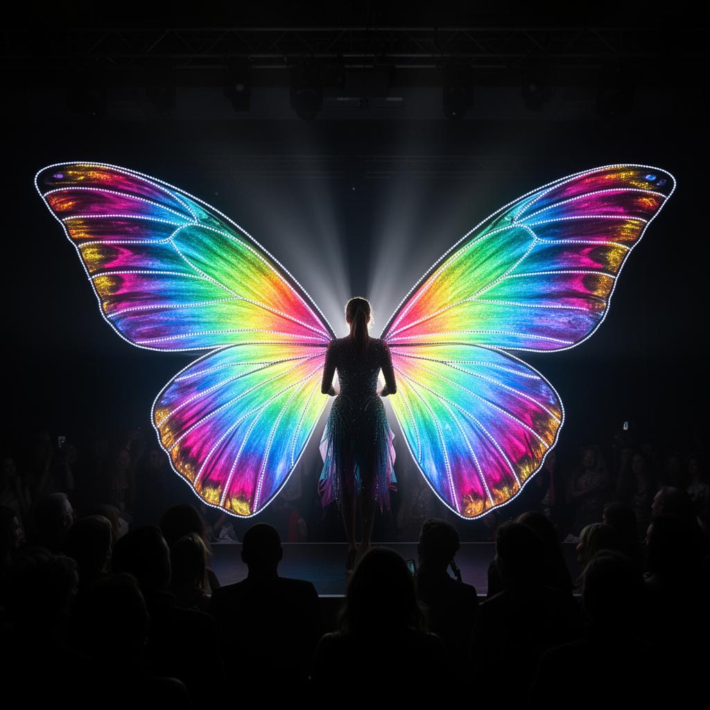 LED Wings LED performance at event in Singapore - photo 4